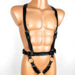Leather Harness Fashion Accessory Set with Adjustable Fit