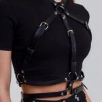 Custom Handcrafted Leather Body Piece for Alternative Style