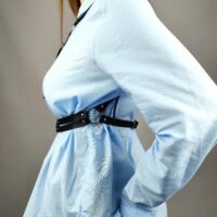 Genuine Leather Harness: Women's Blouse Accessory - Image 5