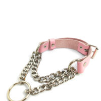 Handmade Leather Martingale Choker: Goth Punk Style - Image 7