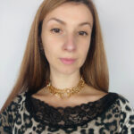 Handmade Leather Martingale Choker: Goth Punk Style