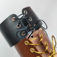 Genuine Leather Lace-Up Choker: Edgy Goth Accessory - Image 11