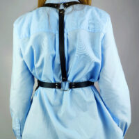 Handmade Genuine Leather Harness – Under Blouse Style - Image 6